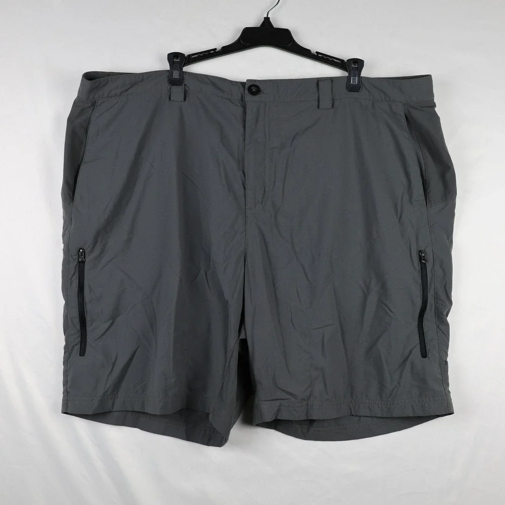 Magellan Outdoors Shorts Mens 42 Nylon Hiking Zip Pocket Lightweight Outdoor Tra